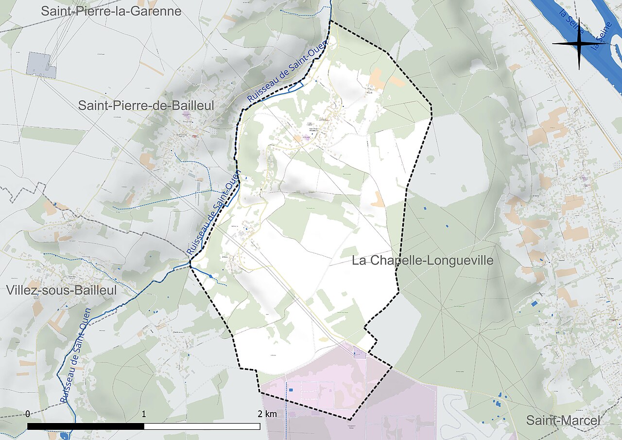 Réseau hydrographique de Saint-Étienne-sous-Bailleul.